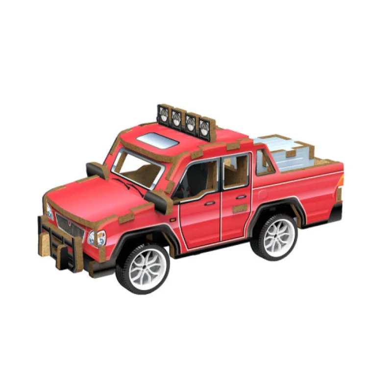 Wiky Dřevěné 3D puzzle Pickup 13 cm