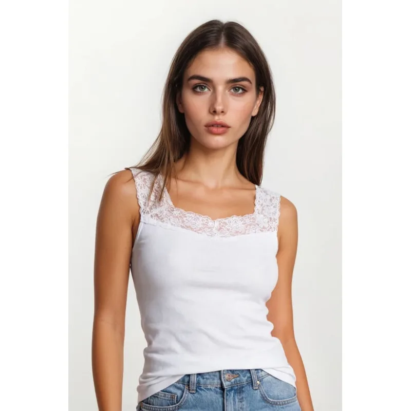 Dámska spodná košieľka Arietta biela S