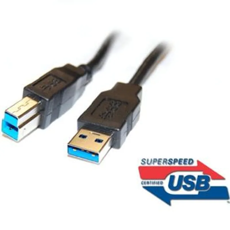 PremiumCord Kabel USB 3.0, A-B, 9pin, 5m ku3ab5bk