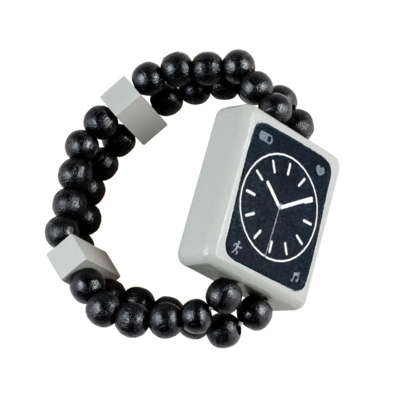 Detoa DREVENÉ WATCH OBOJSTRANNÉ ČIERNE