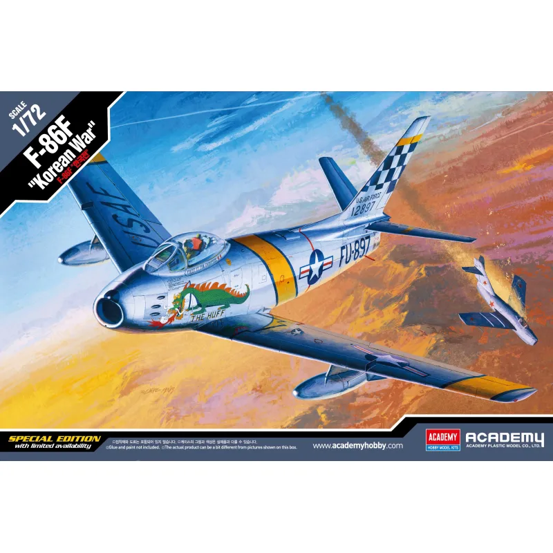 Academy Model Kit lietadlo 12546 - F-86F "KOREAN WAR" LE: (1:72)