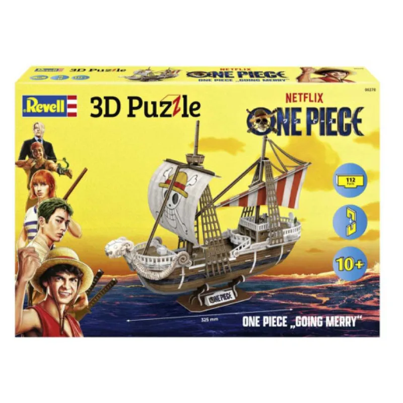 3D Puzzle Revell 00270 - One Piece Flying Lamb, Going Merry