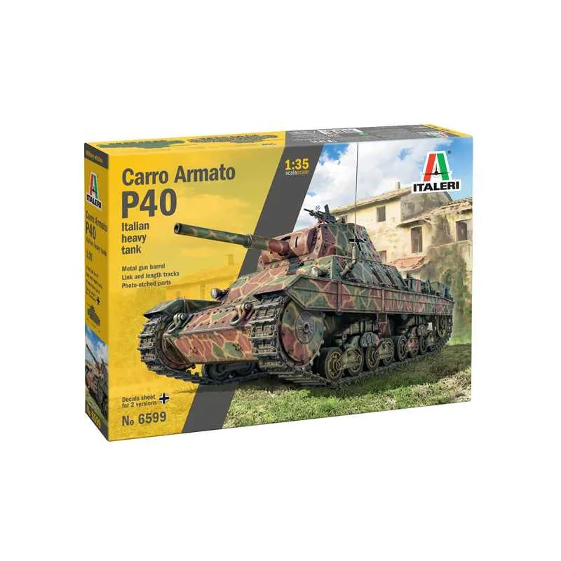 Italeri Model Kit tank PRM edícia 6599 - CARRO ARMATO P 40 (1:35)