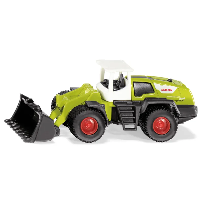 SIKU 1524 Blister - traktor Claas Torion s predným ramenom
