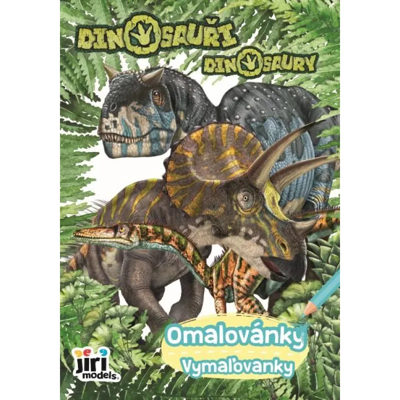 Jiri Models Omaľovánka A5 Dinosaury