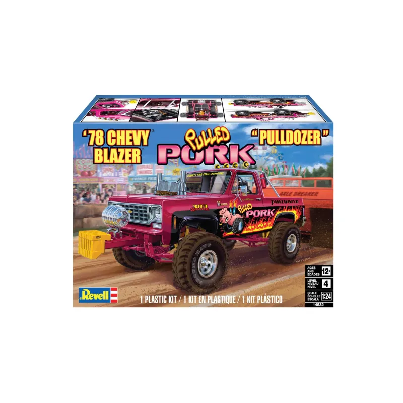 Revell Plastic ModelKit MONOGRAM auto 4532 - 1978 Chevy Blazer Pulldozer (1:24)