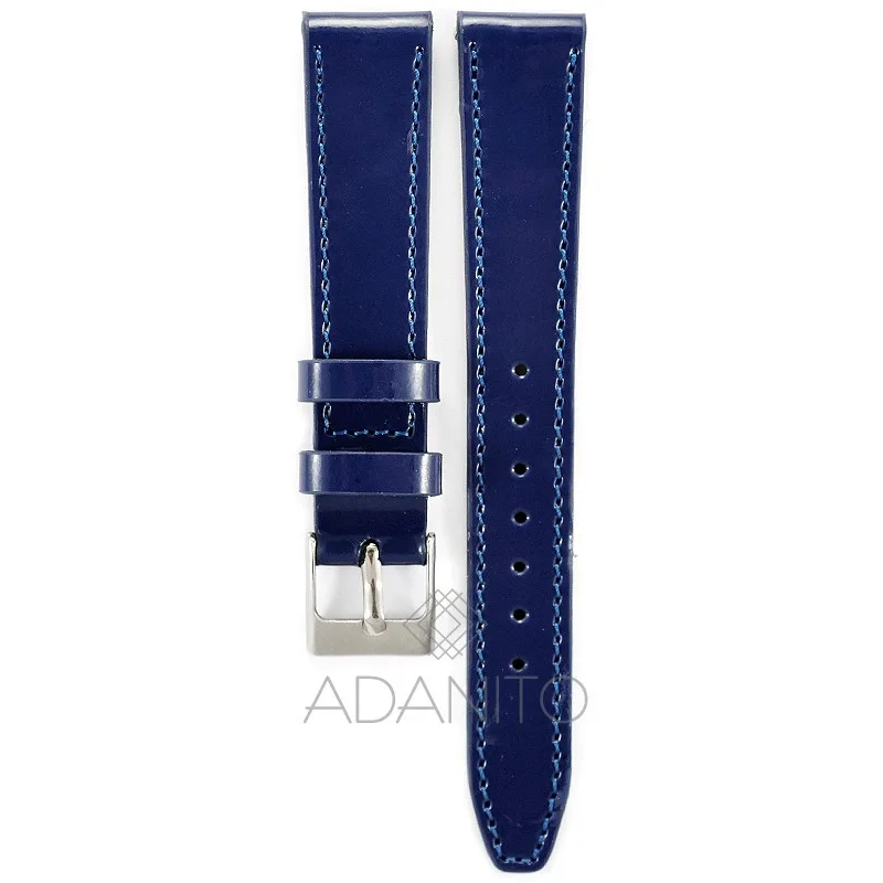 Kožený remienok na hodinky s vysokým leskom Glamour MINET MSOUL16