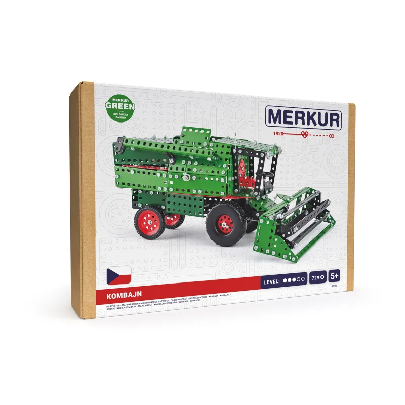 MERKUR - Stavebnice MERKUR - Stavebnica Merkur - Kombajn, 731 dielikov