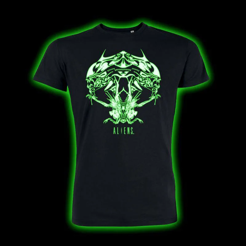Aliens - Tribal Queen Glow In The Dark (tričko)