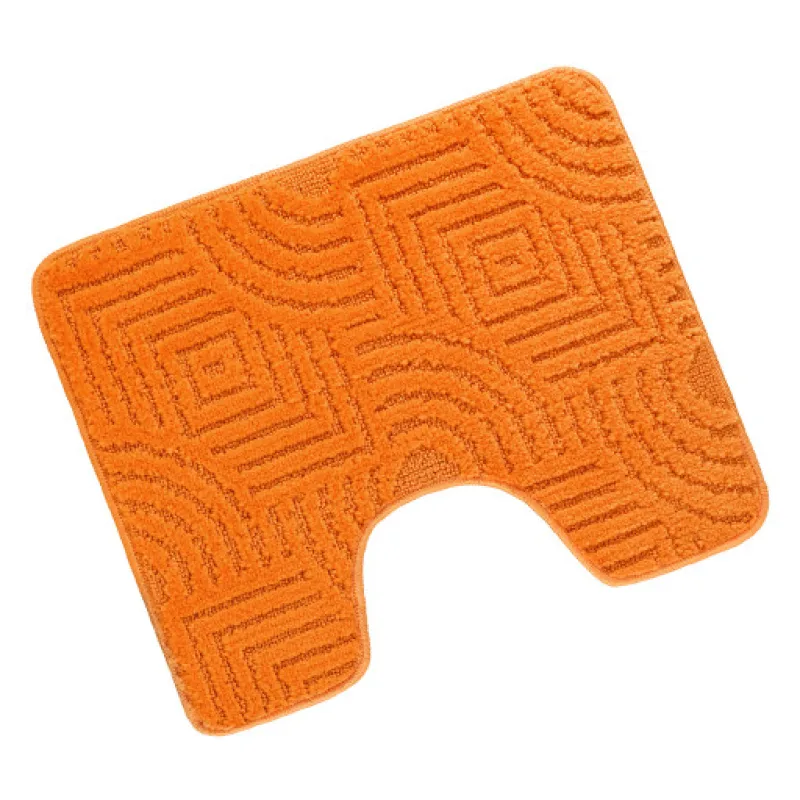 Bellatex BANY předložka s výkrojem, Bludiště oranžová - 60x50 cm