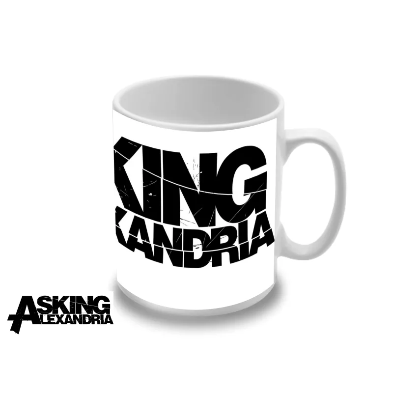 Asking Alexandria Black Logo (hrnček)