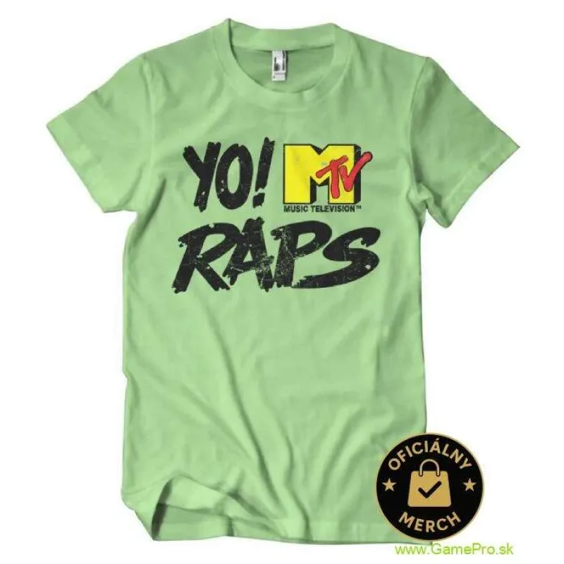 MTV Yo! Raps Distressed Logo (tričko)