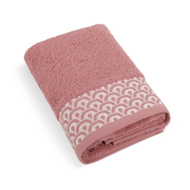 Bellatex Froté osuška kolekce Krajka, Starorůžová - 70x140 cm