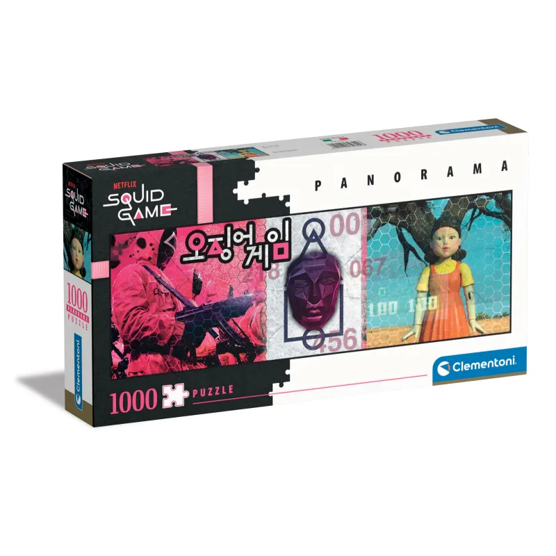 Clementoni Puzzle 1000 dielikov panorama - The Squid game