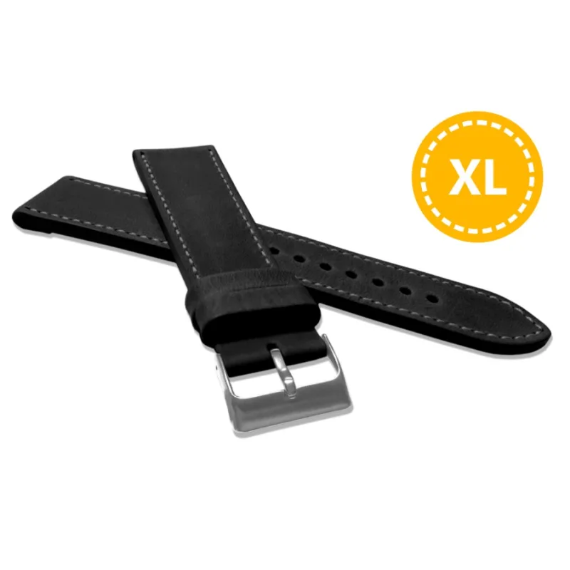 Kožený remienok na hodinky Sport Top Grain XXL LAVVU LSAXB22