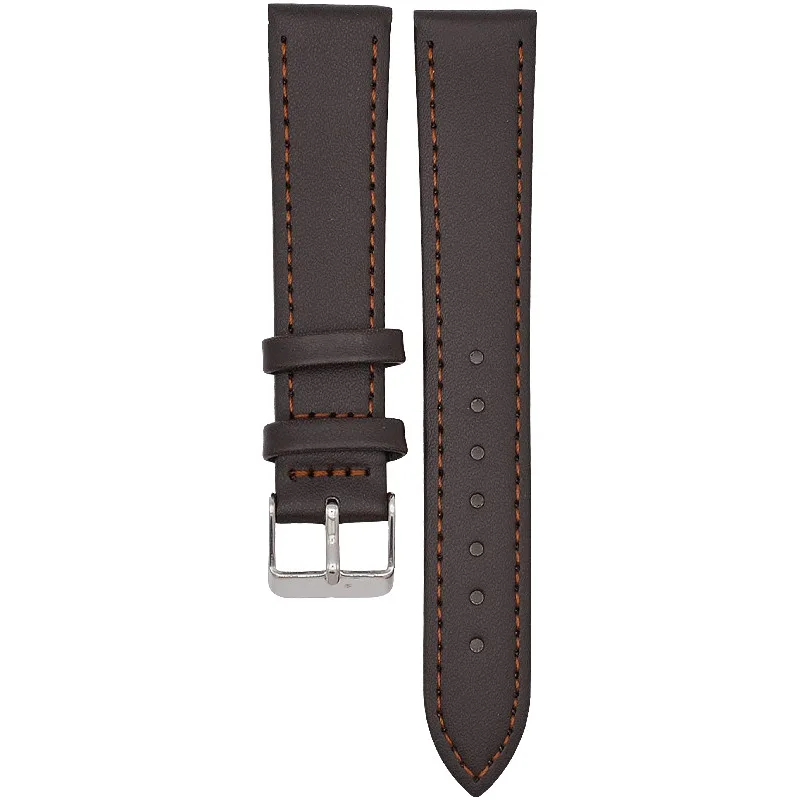 Koženkový remienok na hodinky 16 mm hnedý JORDAN KERR 1002W16