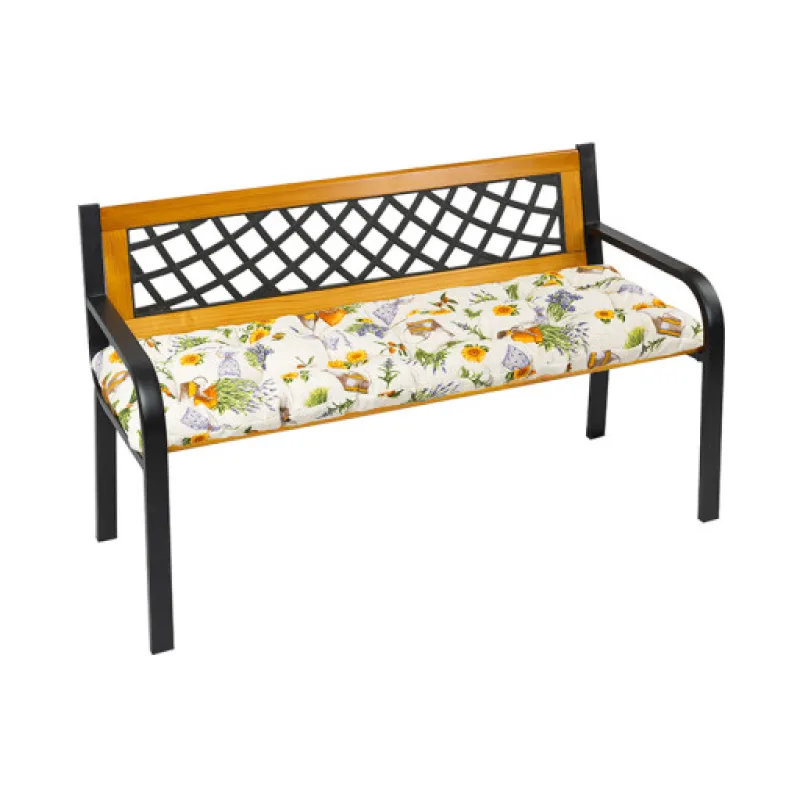 Bellatex Sedák na lavici prošívaný, Levandule fialová - 40x120cm