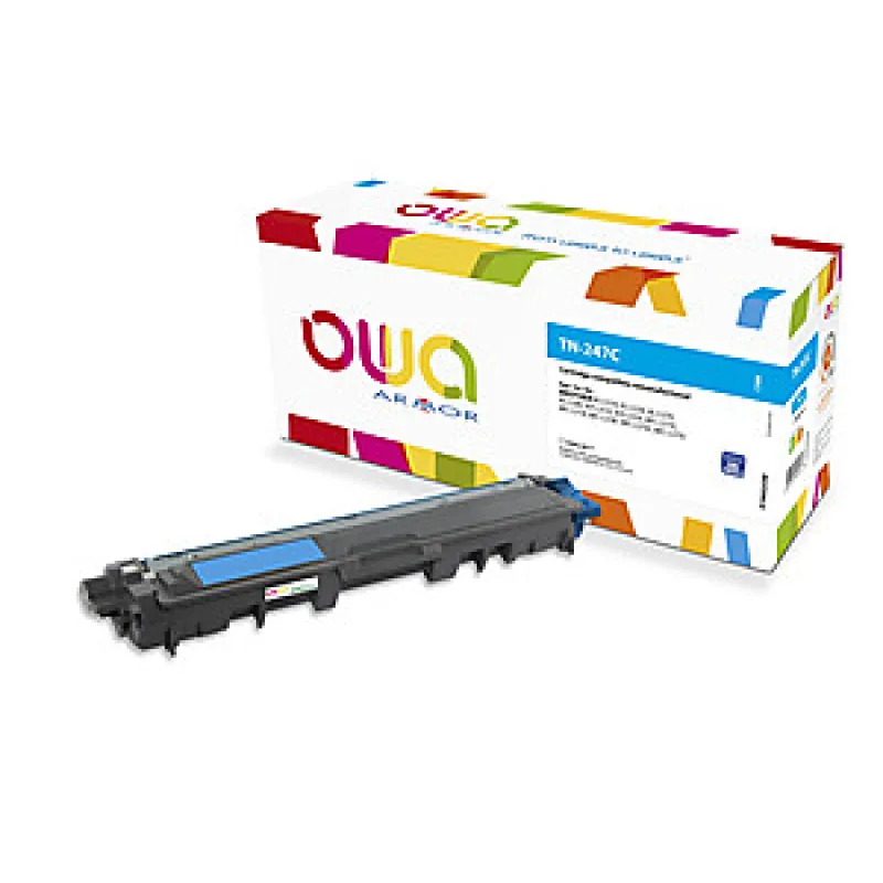 OWA Armor toner kompatibilní s Brother TN-247C, 2300st, modrá/cyan K18602OW