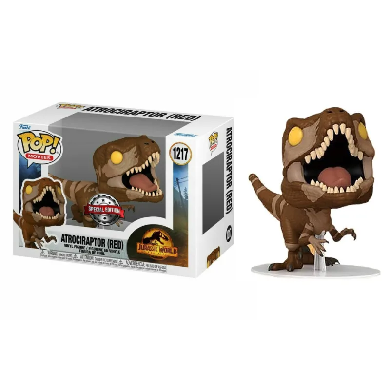 Funko Pop! 1217 Jurassic World Atrociraptor Red