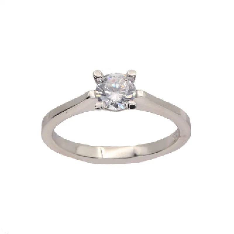 Strieborný prsteň s kameňom KA R3189, 52