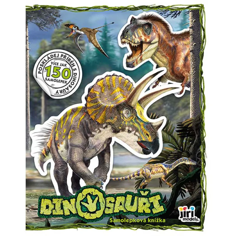 Jiri Models Knižka samolepková Dinosaury