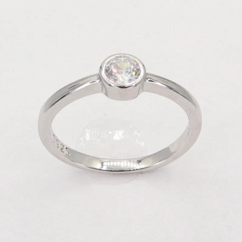 Strieborný prsteň s kameňom KA R3239, 52