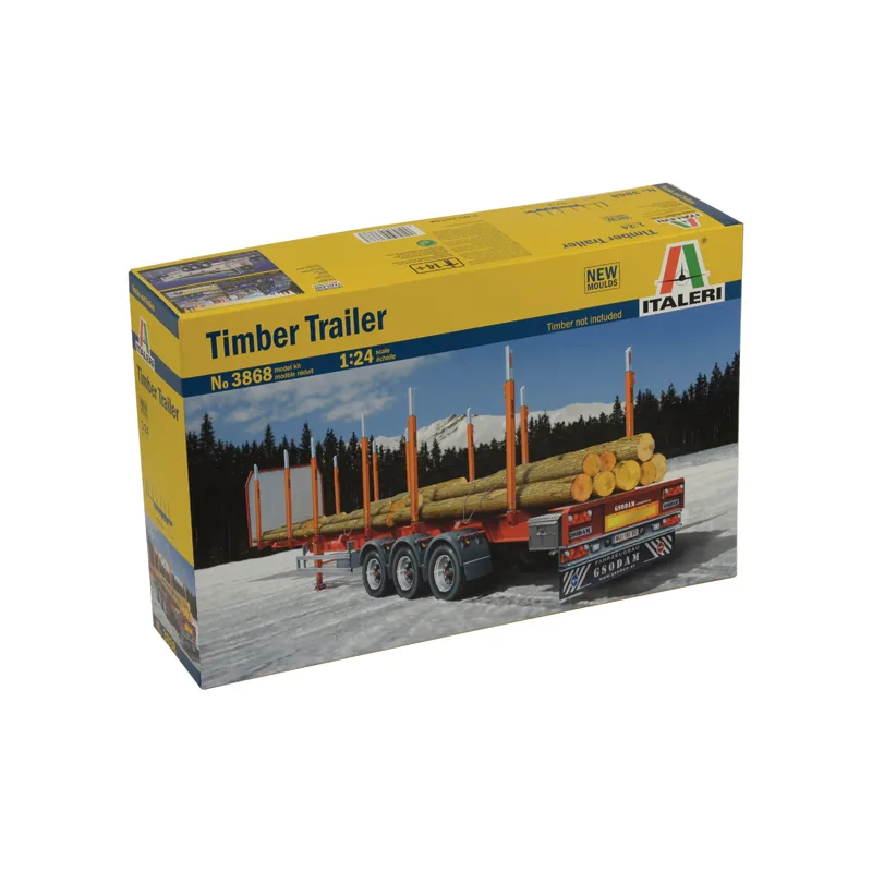 Italeri Model Kit náves 3868 - TIMBER TRAILER (1:24)