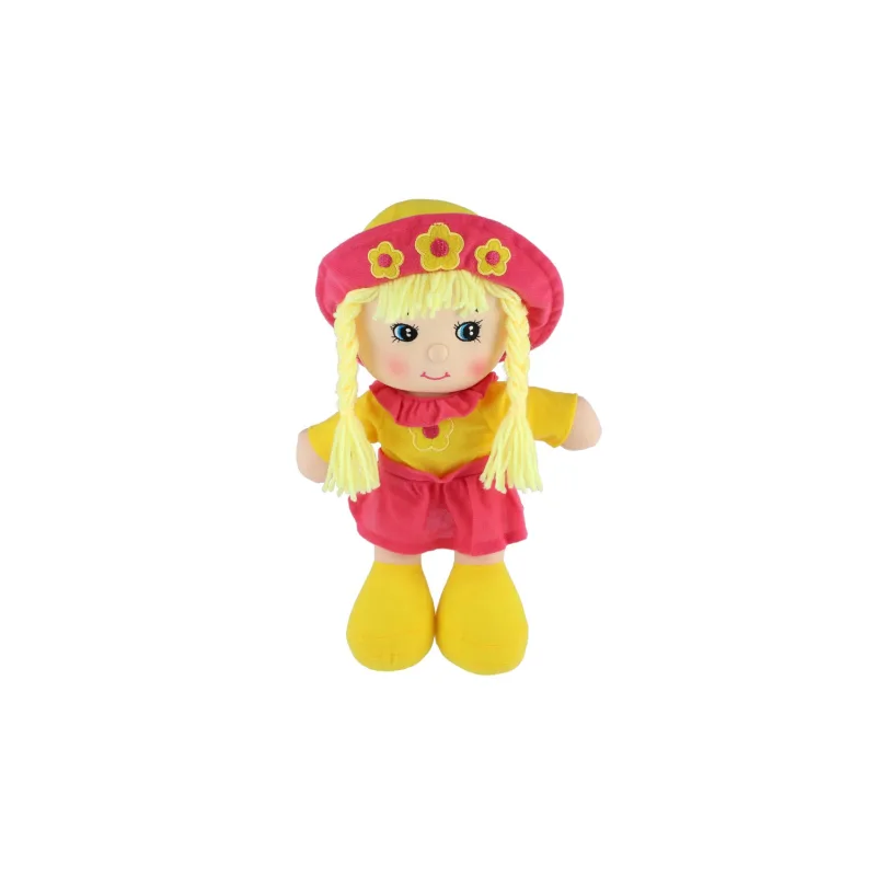 Teddies Bábika Kvietka látková 35cm 0m+