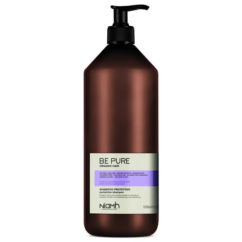 NIAMH Be Pure Protective Shampoo 1000ml - šampón po farbení a odfarbovanie