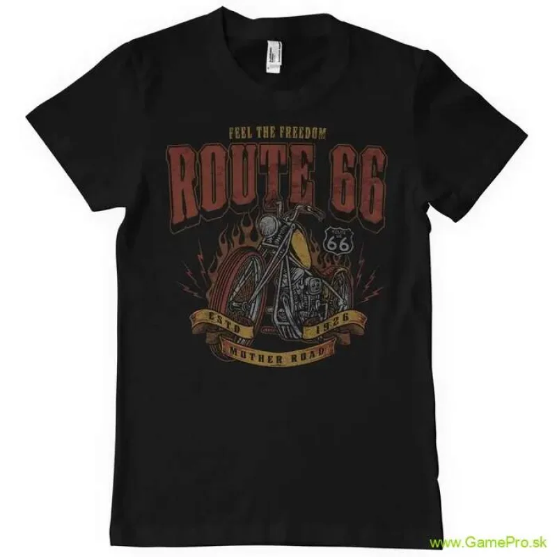 Route 66 Golden Chopper (T-Shirt)