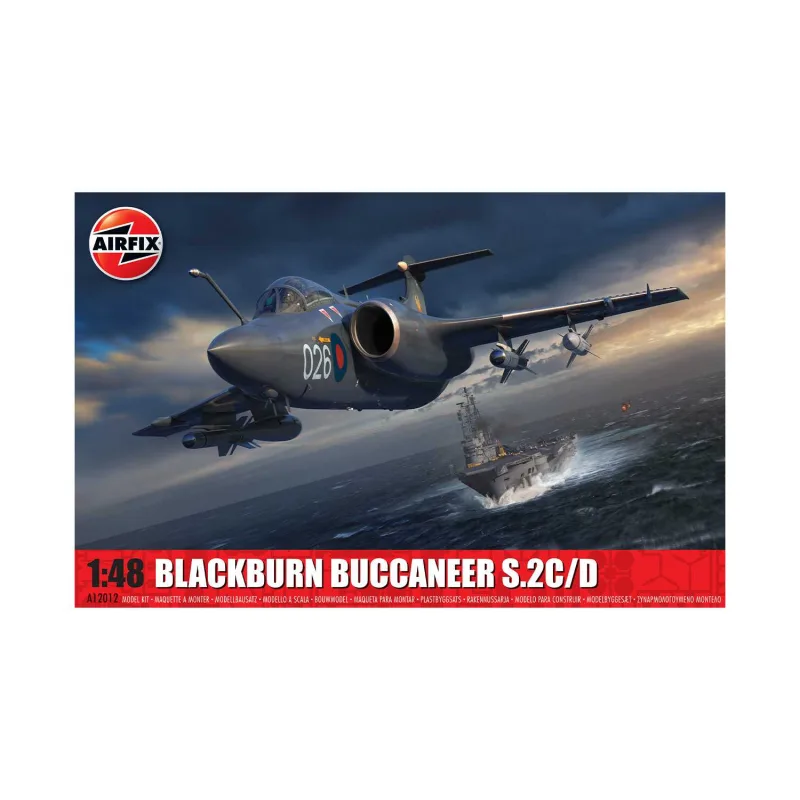 Airfix Classic Kit lietadlo A12012 - Blackburn Buccaneer S.2 (1:48)