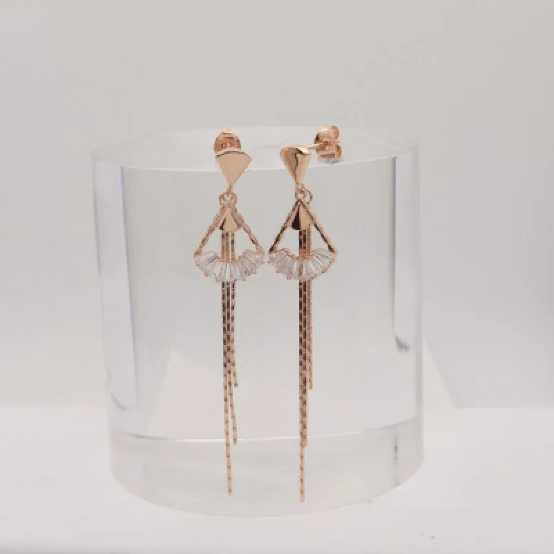 Strieborné náušnice na puzety KA E3798RO