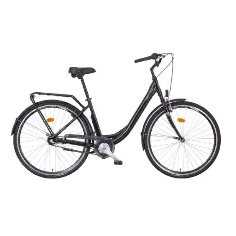 Liberty Městské jízdní kolo Strada 3spd. 28" 2026 černo-modré, Přední vidlice Pevná