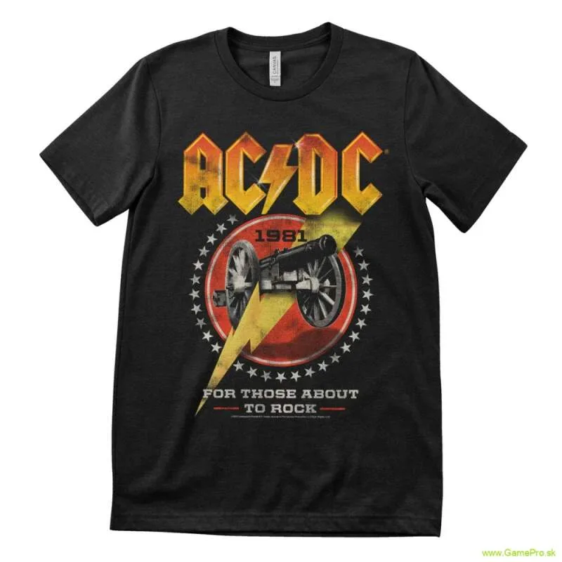 AC/DC 1981 For Those About To Rock (tričko)
