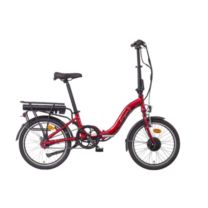 Liberty e-Pegas Nexus 3spd Skládací elektrokolo 36V, přední motor, červené, Akumulátor Akumulátor Compact 36V 14 Ah