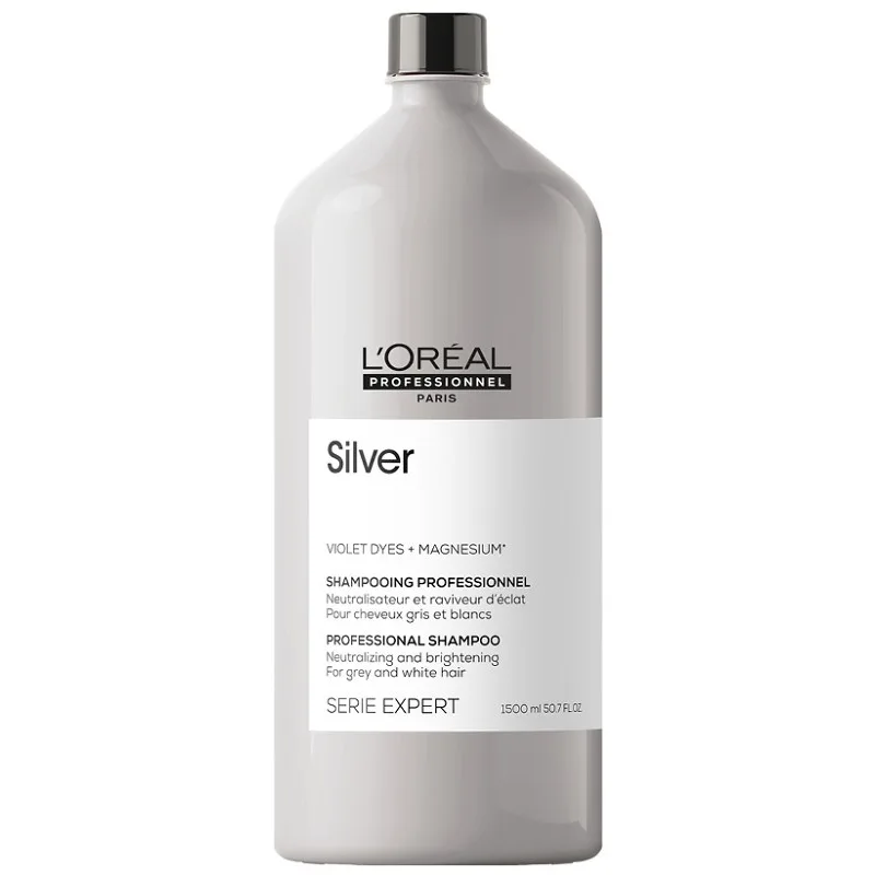 LOREAL Professionnel Expert Magnesium Silver Shampoo 1500ml - šampón pre biele a melírované vlasy