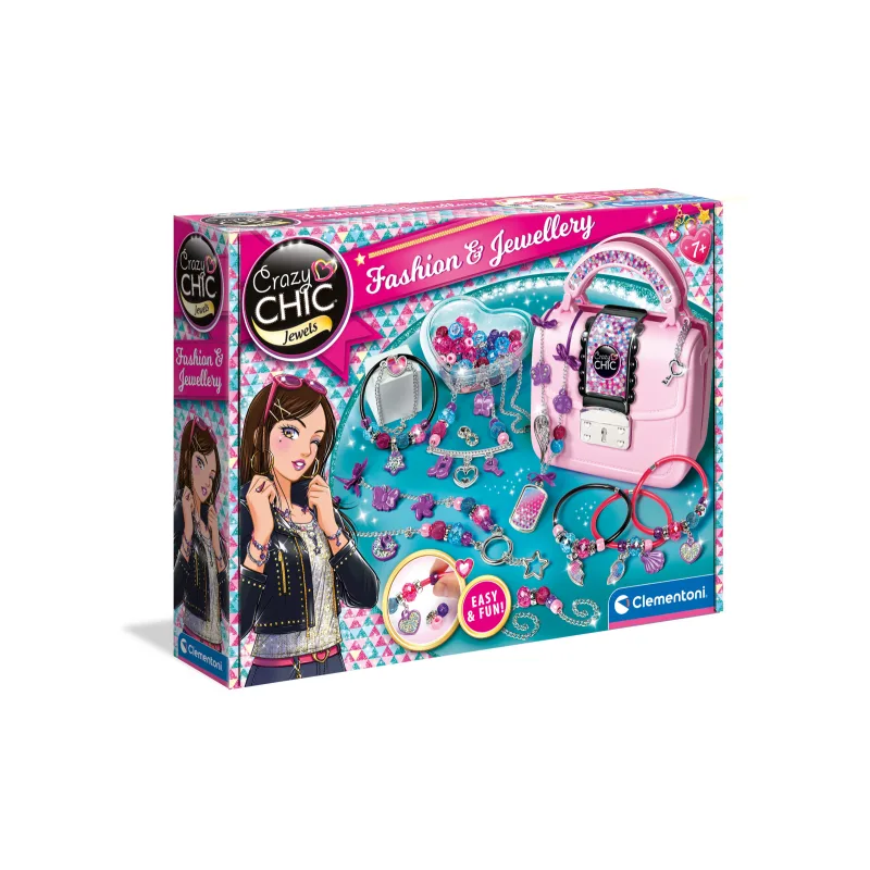 Clementoni Crazy CHIC - Módna kabelka a výroba šperkov
