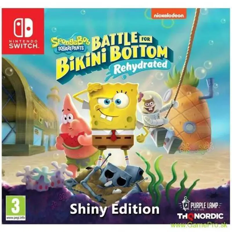 Spongebob Squarepants - Battle for Bikini Bottom Rehydrated (Shiny Edition) (NSW)