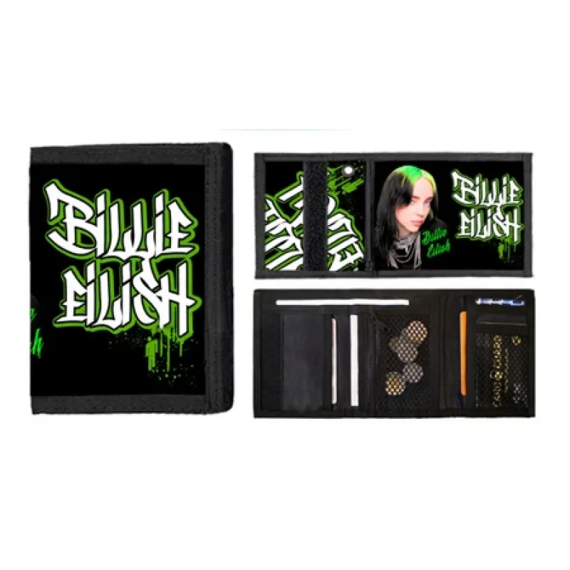 Billie Eilish - Green Graffitti Logo (peňaženka)