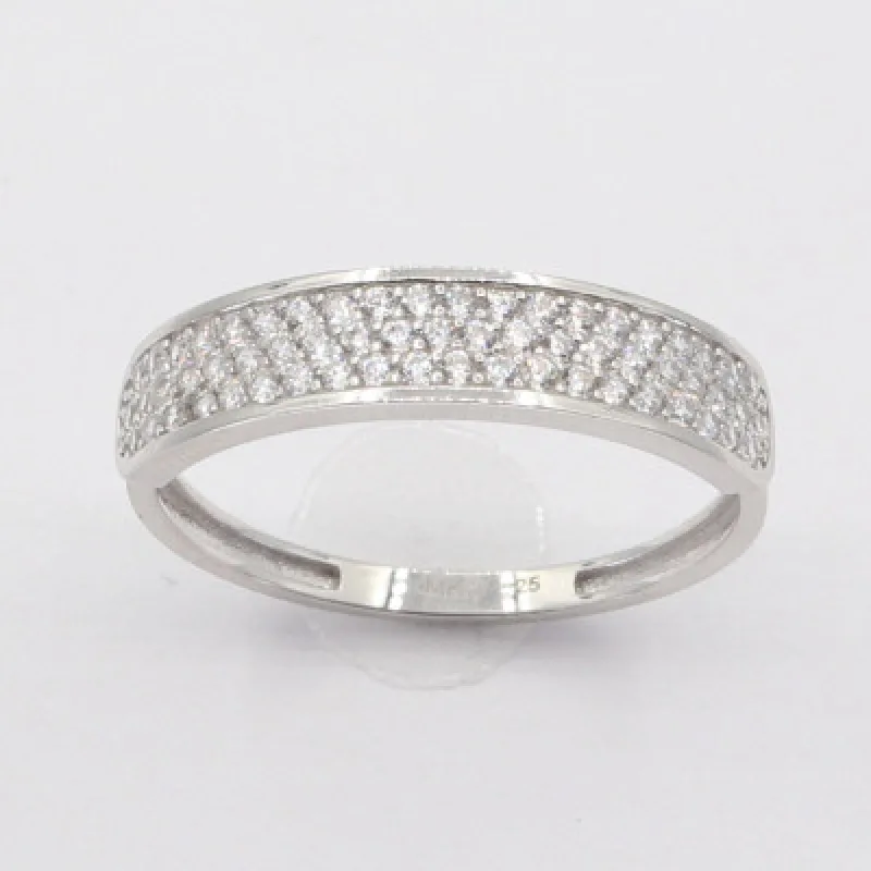 Zlatý prsteň so zirkónmi KA YYZ1207W, 59, 2.15 g