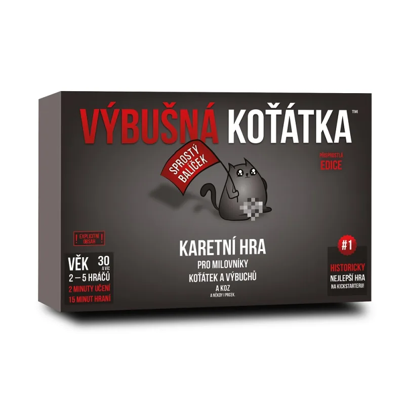 Exploding Kittens Výbušná koťátka: Přisprostlá edice