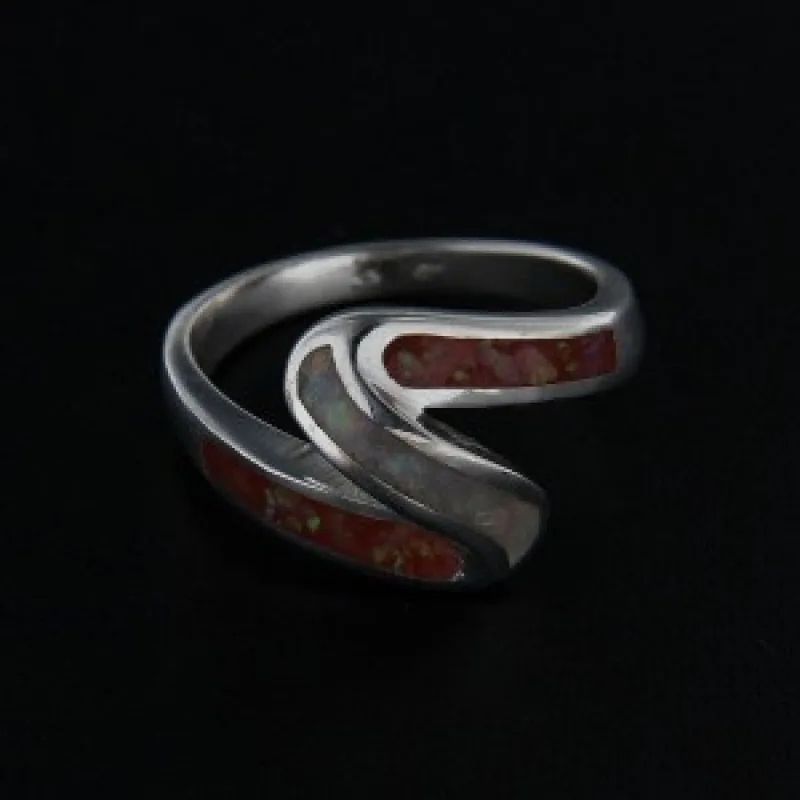 Strieborný prsteň s kameňom KA R203, 55