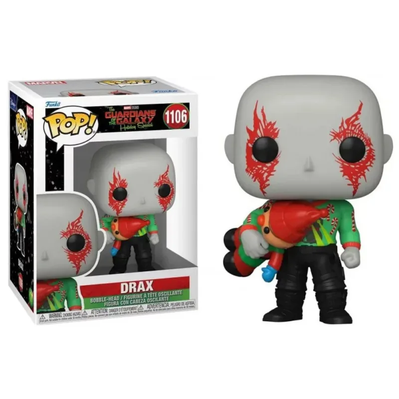Funko POP! Guardians of the Galaxy Holiday Special Heroes vinylová Drax 9 cm