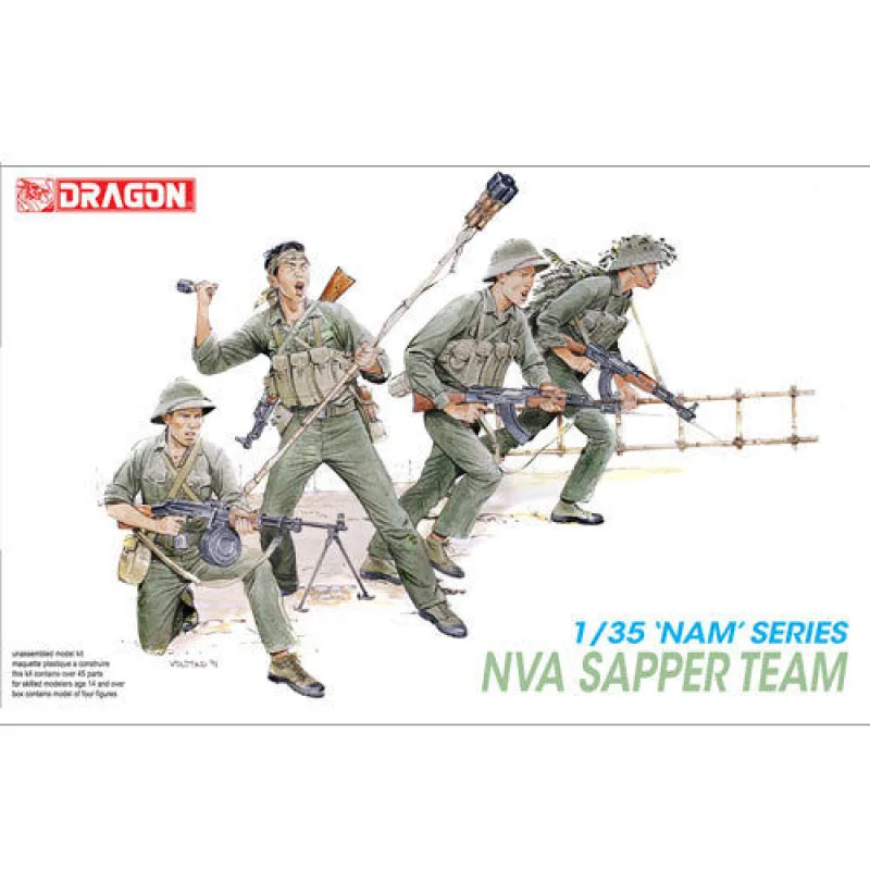 Dragon Model Kit figúrky 3308 - NVA SAPPER TEAM (1:35)