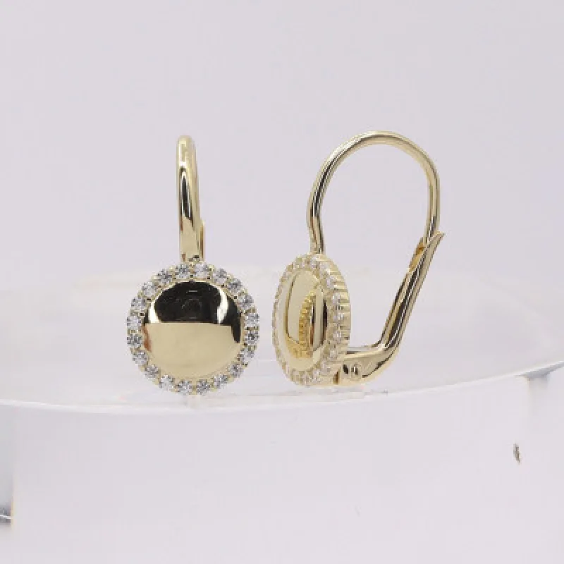 Zlaté náušnice na patent KA CDL262, 2.2 g, 2.20 g