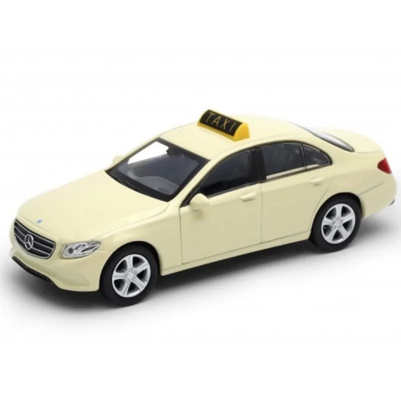 Welly Mercedes Benz 2016 E-Class TAXI cream, 1:34-39