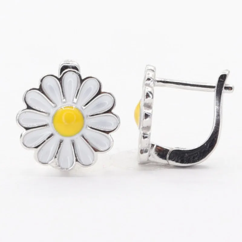 Strieborné náušnice s klasickým zapínaním KA E4783