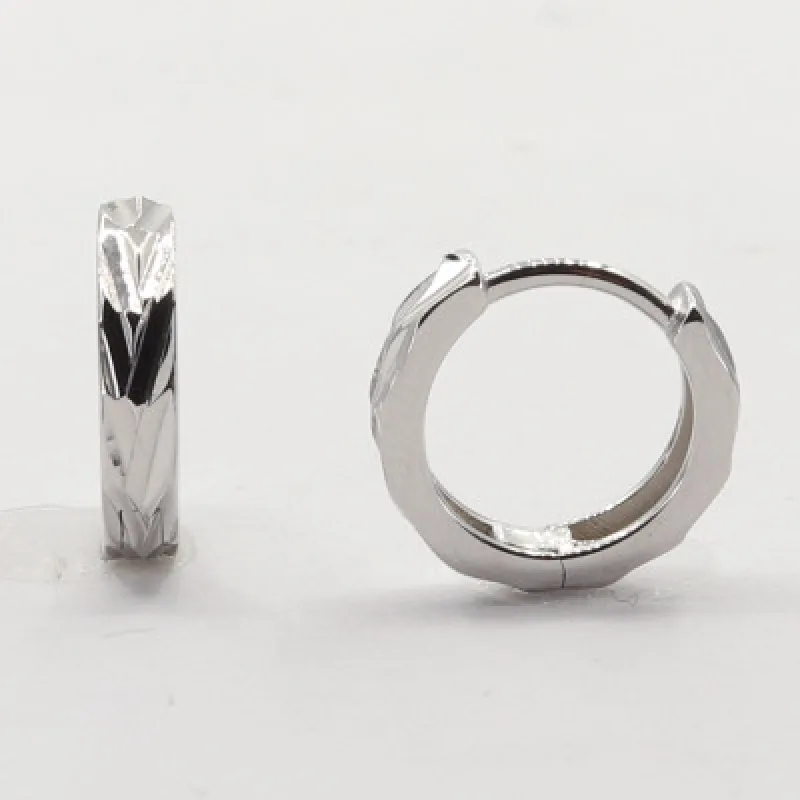 Strieborné náušnice krúžky KA E4425