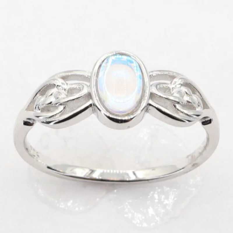 Strieborný prsteň s kameňom KA R3351, 51