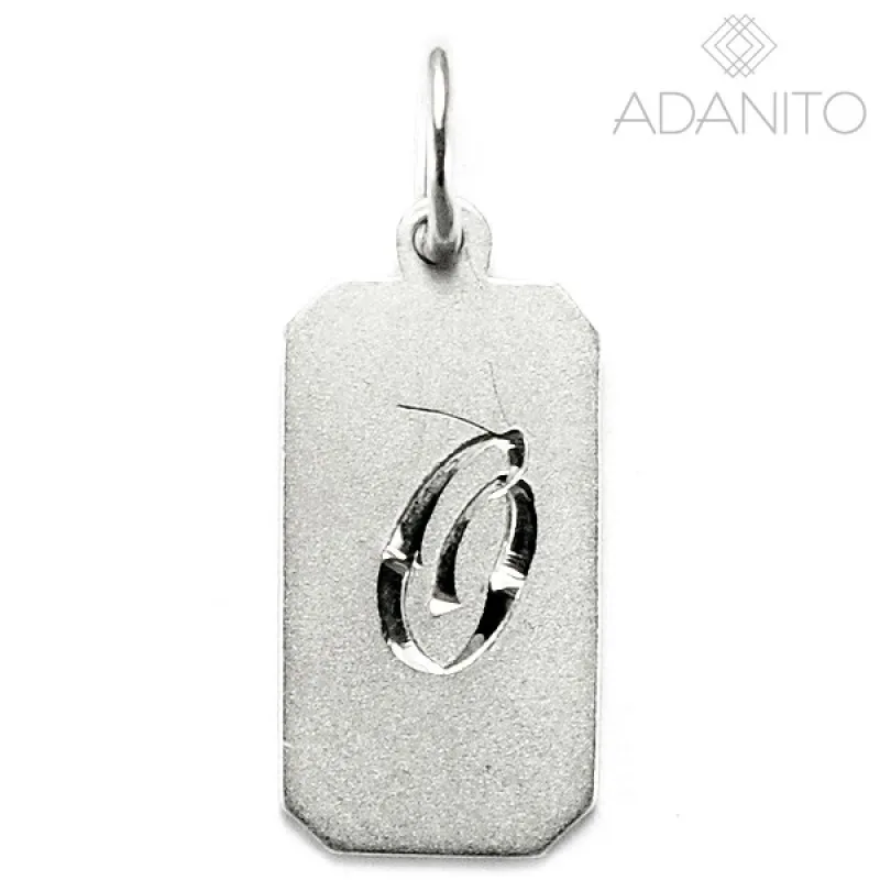 HS P1614 O - Strieborný prívesok písmeno O